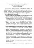 КЕҢЕЙТУ ЖОБАСЫНЫҢ ЖОСПАР-КЕСТЕСІН ОРЫНДАУ ТУРАЛЫ ЕСЕБІ