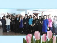В коллективе ТОО «Караганда Энергоцентр» поздравили прекрасную половину с 8 Марта В коллективе ТОО «Караганда Энергоцентр» поздравили прекрасную половину с 8 Марта