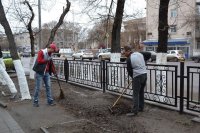 Коллектив ТОО "Караганда Энергоцентр" провел весенний субботник