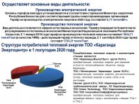 ОТЧЕТ ТОО "КАРАГАНДА ЭНЕРГОЦЕНТР" ЗА I ПОЛУГОДИЕ 2020 ГОДА